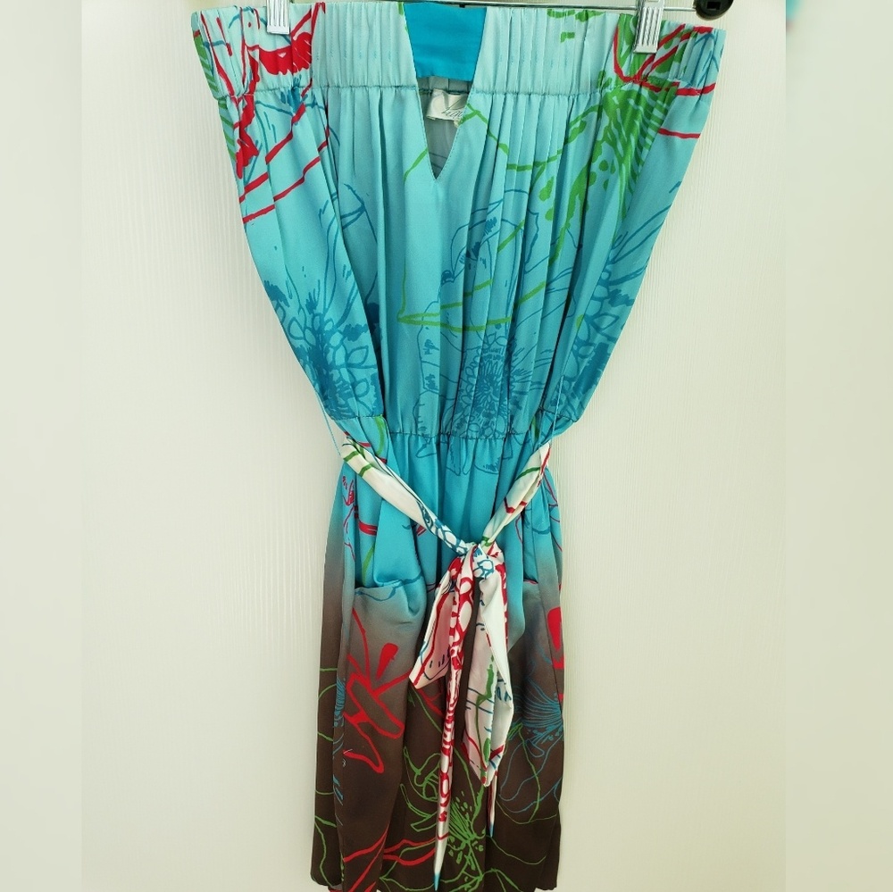 NWOT Haven Strapless Silk Dress